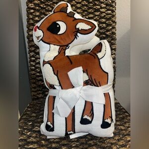 Rudolph and Clarice Bumble Pillows RARE NEW